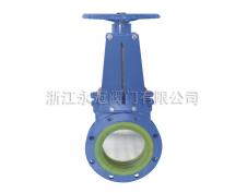 手動(dòng)聚氨酯刀閘閥PZ43PU